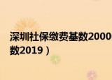 深圳社保缴费基数20000退休能拿多少钱（深圳社保缴费基数2019）