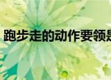跑步走的动作要领是什么（跑步走动作要领）