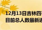 12月13日吉林四平疫情人数总数及四平疫情目前总人数最新通报