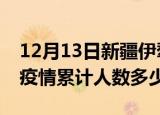 12月13日新疆伊犁疫情动态实时及伊犁新冠疫情累计人数多少