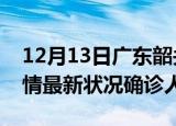 12月13日广东韶关疫情累计多少例及韶关疫情最新状况确诊人数