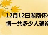 12月12日湖南怀化目前疫情是怎样及怀化疫情一共多少人确诊了