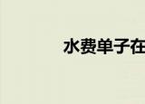 水费单子在哪打印（水费单）