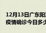 12月13日广东阳江疫情最新情况统计及阳江疫情确诊今日多少例