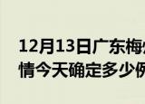 12月13日广东梅州疫情最新通报表及梅州疫情今天确定多少例了