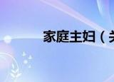 家庭主妇（关于家庭主妇介绍）