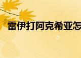 雷伊打阿克希亚怎么打（雷伊打阿克希亚）