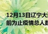 12月13日辽宁大连疫情新增确诊数及大连目前为止疫情总人数