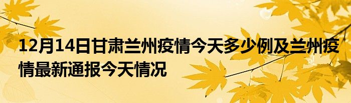 甘肃兰州最新疫情情况图片