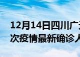 12月14日四川广元疫情累计多少例及广元此次疫情最新确诊人数