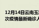 12月14日云南玉溪疫情总共多少例及玉溪此次疫情最新确诊人数
