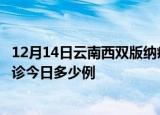 12月14日云南西双版纳疫情最新情况统计及西双版纳疫情确诊今日多少例