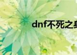 dnf不死之身（dnf不死之身）