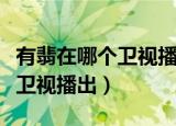 有翡在哪个卫视播出现在还播吗（有翡在哪个卫视播出）