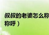 叔叔的老婆怎么称呼客家话（叔叔的老婆怎么称呼）