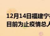 12月14日福建宁德最新疫情通报今天及宁德目前为止疫情总人数