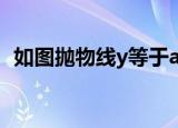 如图抛物线y等于ax的平方（如图抛物线y）