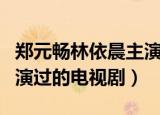 郑元畅林依晨主演的电视剧（林依晨和郑元畅演过的电视剧）