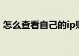 怎么查看自己的ip账号（怎么查看自己的ip）