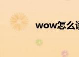wow怎么读（wow怎么读）