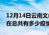 12月14日云南文山疫情新增确诊数及文山现在总共有多少疫情