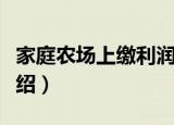 家庭农场上缴利润（关于家庭农场上缴利润介绍）