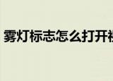雾灯标志怎么打开视频（雾灯标志怎么打开）