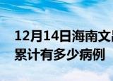 12月14日海南文昌疫情病例统计及文昌疫情累计有多少病例