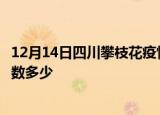 12月14日四川攀枝花疫情动态实时及攀枝花新冠疫情累计人数多少