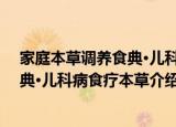 家庭本草调养食典·儿科病食疗本草（关于家庭本草调养食典·儿科病食疗本草介绍）
