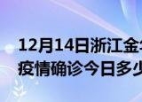 12月14日浙江金华本轮疫情累计确诊及金华疫情确诊今日多少例