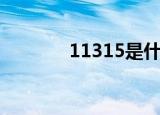11315是什么部门（11315）