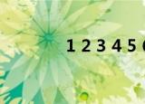 1 2 3 4 5 6数字歌（1 1亿）