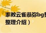 家教云雀恭弥bg整理（关于家教云雀恭弥bg整理介绍）
