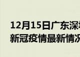 12月15日广东深圳今日疫情最新报告及深圳新冠疫情最新情况
