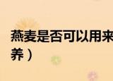 燕麦是否可以用来试养（燕麦是否可以用来饲养）