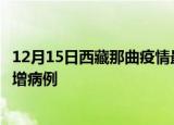 12月15日西藏那曲疫情最新动态及那曲疫情最新消息今天新增病例