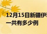 12月15日新疆伊犁疫情最新通报及伊犁疫情一共有多少例