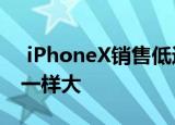  iPhoneX销售低迷对三星和苹果的影响可能一样大