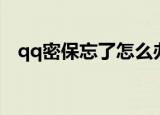 qq密保忘了怎么办（qq密保忘了怎么办）