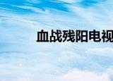 血战残阳电视剧全集（血战残阳）