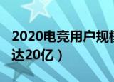 2020电竞用户规模（2023年全球电竞人口将达20亿）