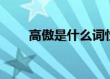高傲是什么词性（高傲是什么意思）