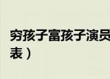 穷孩子富孩子演员表陶琪（穷孩子富孩子演员表）
