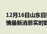 12月16日山东日照疫情最新通报表及日照疫情最新消息实时数据