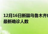 12月16日新疆乌鲁木齐疫情累计多少例及乌鲁木齐此次疫情最新确诊人数