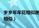岁岁年年花相似谢婉夕全文阅读（岁岁年年花相似）