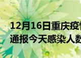 12月16日重庆疫情每天人数及重庆疫情最新通报今天感染人数