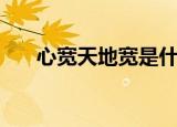 心宽天地宽是什么意思（心宽天地宽）