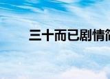 三十而已剧情简介（三十而已剧情）